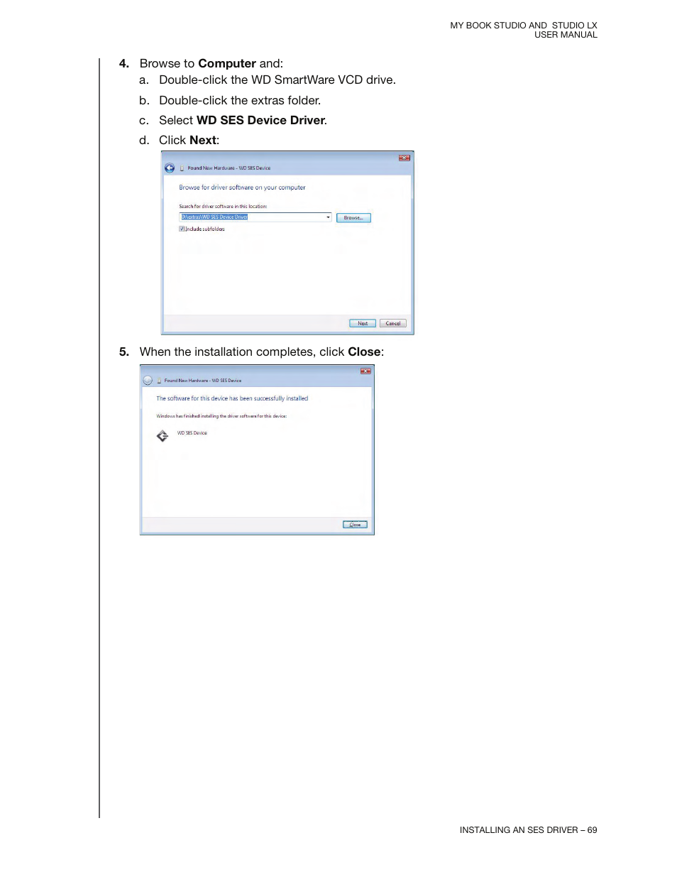 Western Digital My Book Studio/Studio LX User Manual User Manual | Page 74 / 82