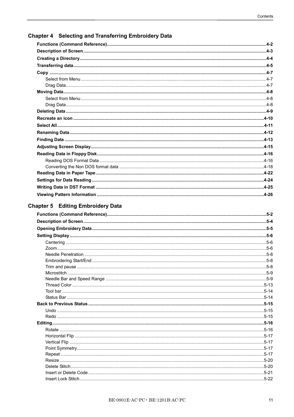 Brother BE-1201B-AC-PC User Manual | Page 13 / 246