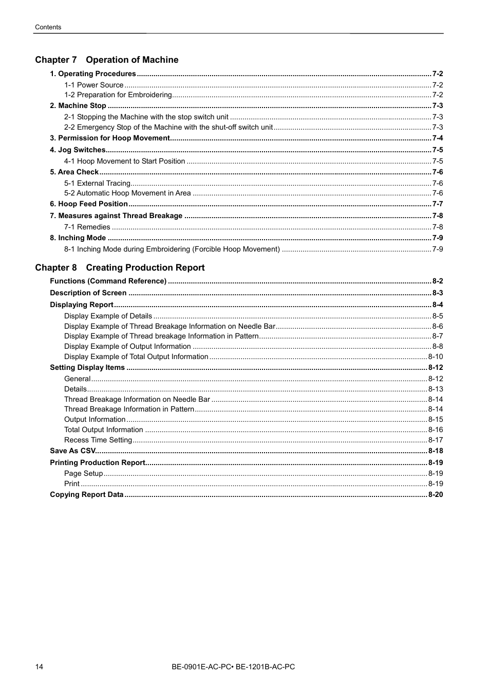 Brother BE-1201B-AC-PC User Manual | Page 16 / 246