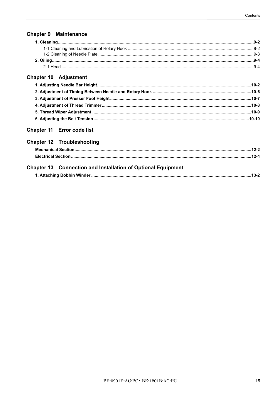 Brother BE-1201B-AC-PC User Manual | Page 17 / 246