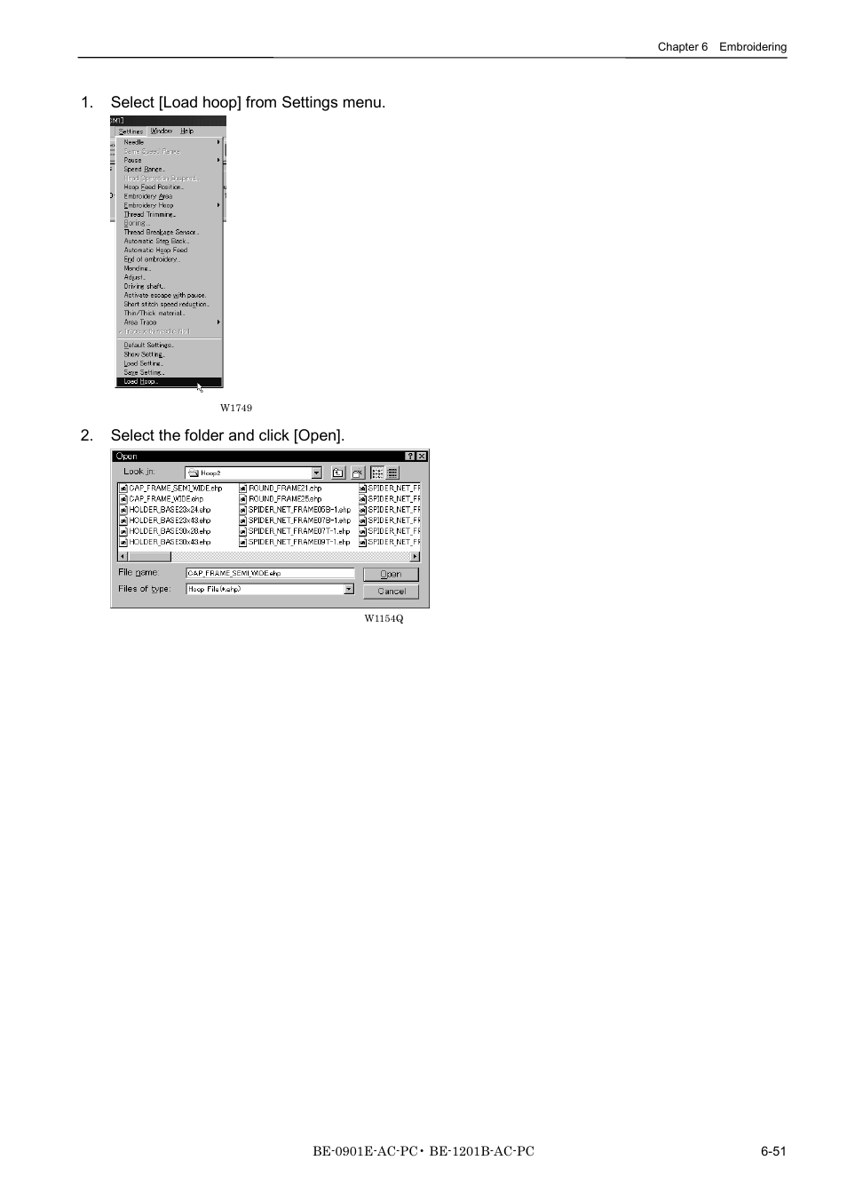 Brother BE-1201B-AC-PC User Manual | Page 171 / 246