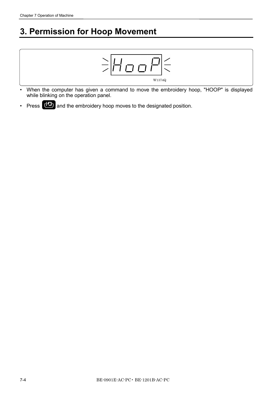 Permission for hoop movement | Brother BE-1201B-AC-PC User Manual | Page 186 / 246