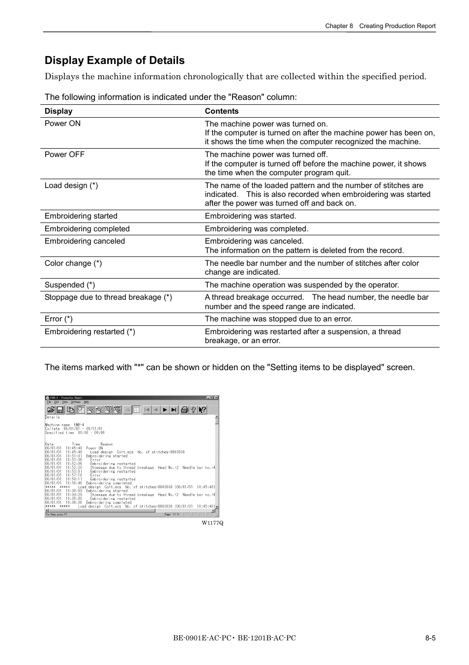 Display example of details | Brother BE-1201B-AC-PC User Manual | Page 197 / 246