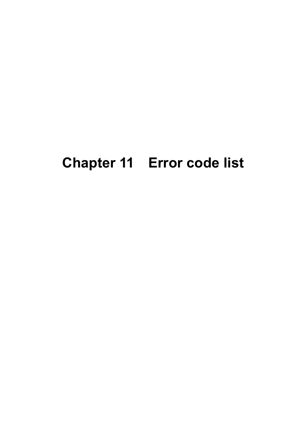 Chapter 11 error code list | Brother BE-1201B-AC-PC User Manual | Page 229 / 246