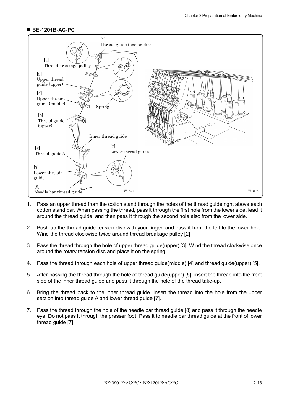 Brother BE-1201B-AC-PC User Manual | Page 41 / 246