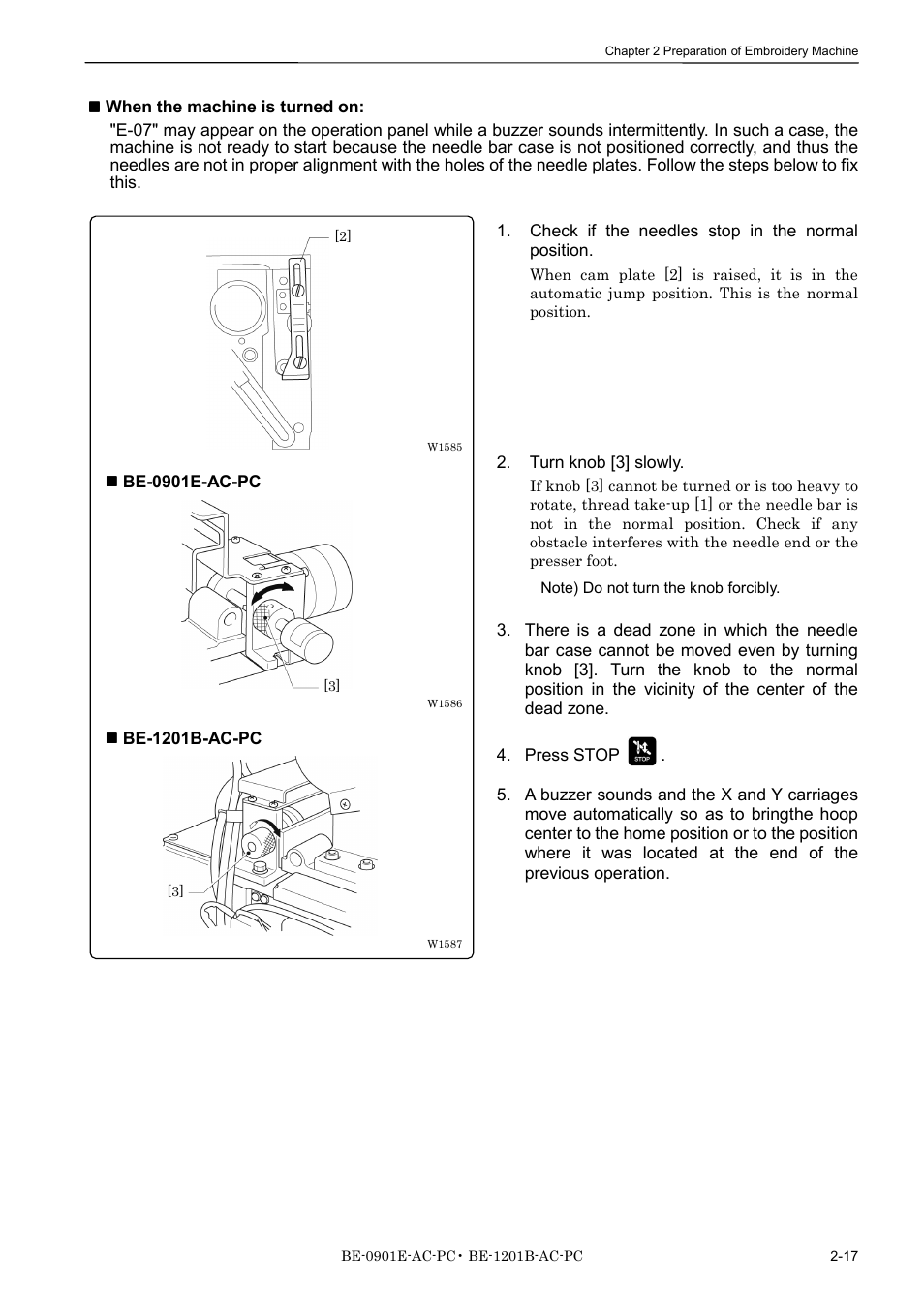 Brother BE-1201B-AC-PC User Manual | Page 45 / 246