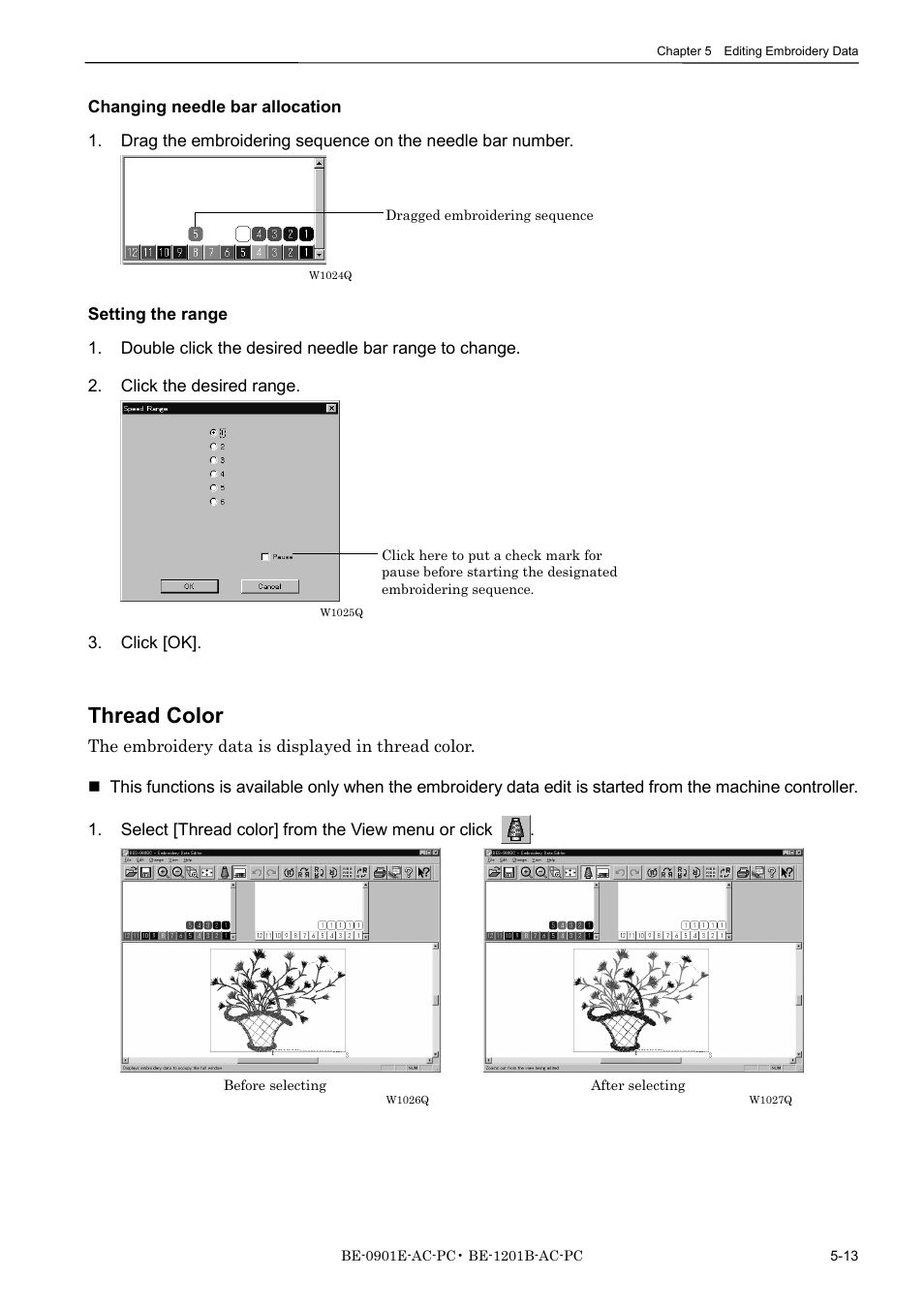 Thread color | Brother BE-1201B-AC-PC User Manual | Page 99 / 246