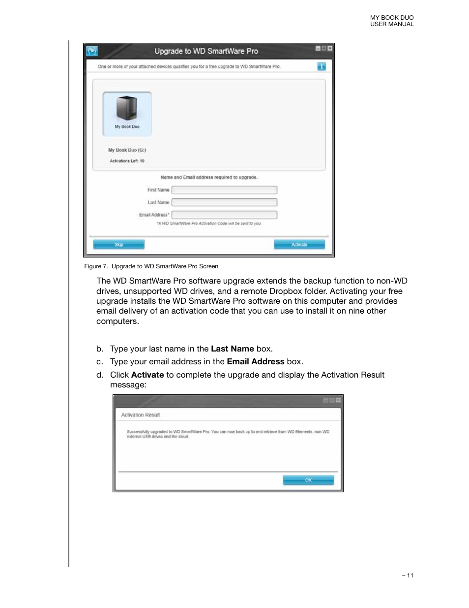 Eed to step 9 | Western Digital My Book Duo User Manual User Manual | Page 16 / 103