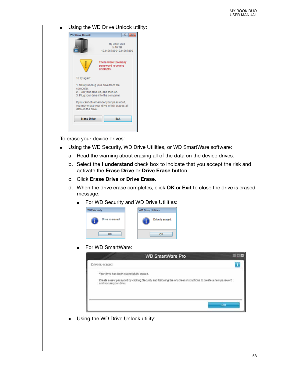 Western Digital My Book Duo User Manual User Manual | Page 63 / 103
