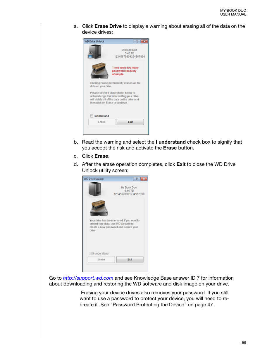 Western Digital My Book Duo User Manual User Manual | Page 64 / 103