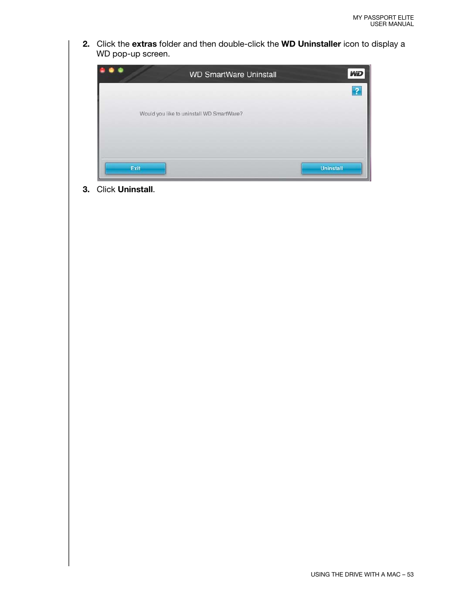 Western Digital My Passport Elite User Manual User Manual | Page 58 / 74