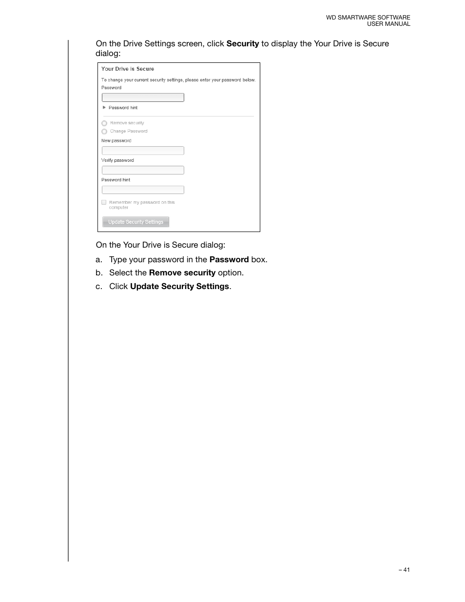 Western Digital WD SmartWare User Manual User Manual | Page 45 / 78