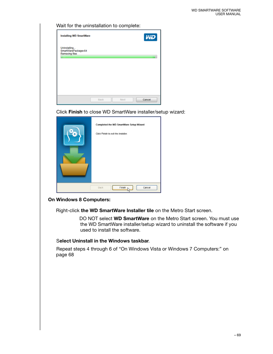 Western Digital WD SmartWare User Manual User Manual | Page 73 / 78