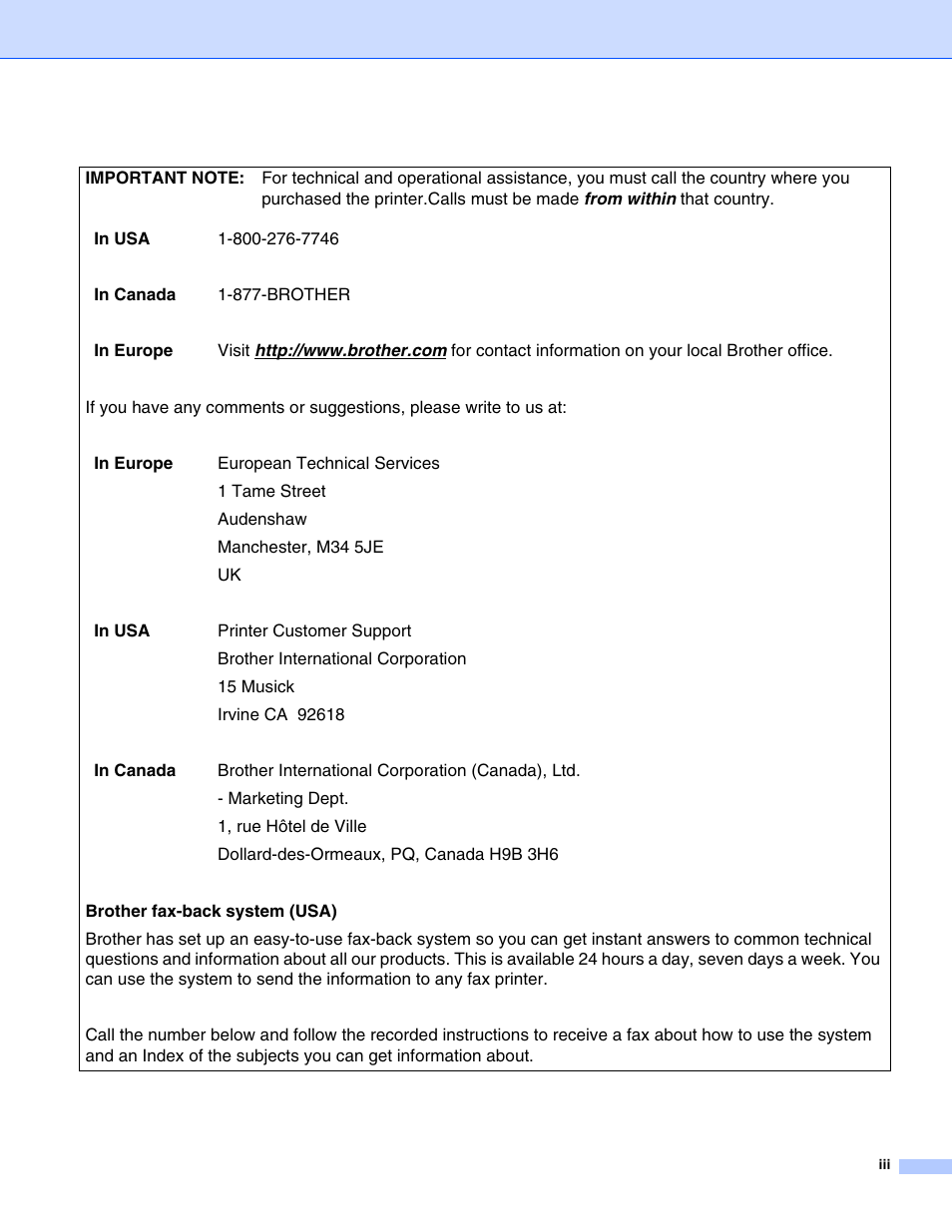 Brother HL-5280DW User Manual | Page 4 / 112
