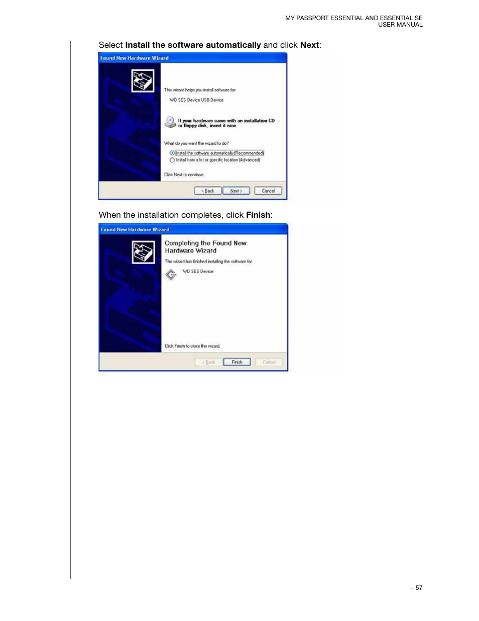 Western Digital My Passport Essential SE User Manual User Manual | Page 62 / 75