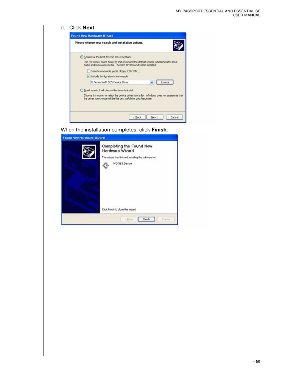 Western Digital My Passport Essential SE User Manual User Manual | Page 64 / 75