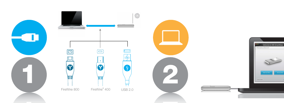 Western Digital My Passport Studio Quick Install Guide User Manual | Page 2 / 2