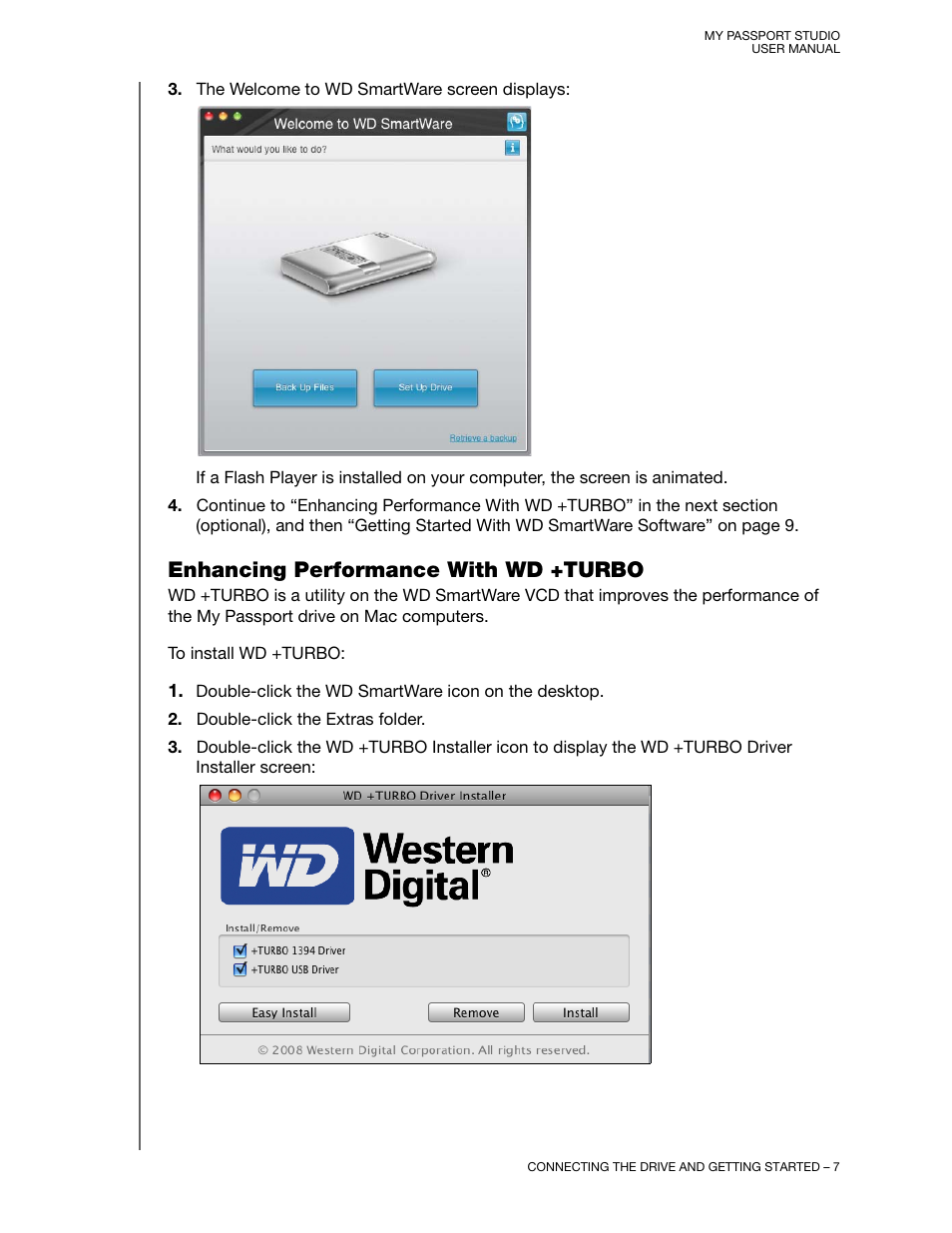 Enhancing performance with wd +turbo | Western Digital My Passport Studio User Manual User Manual | Page 12 / 76