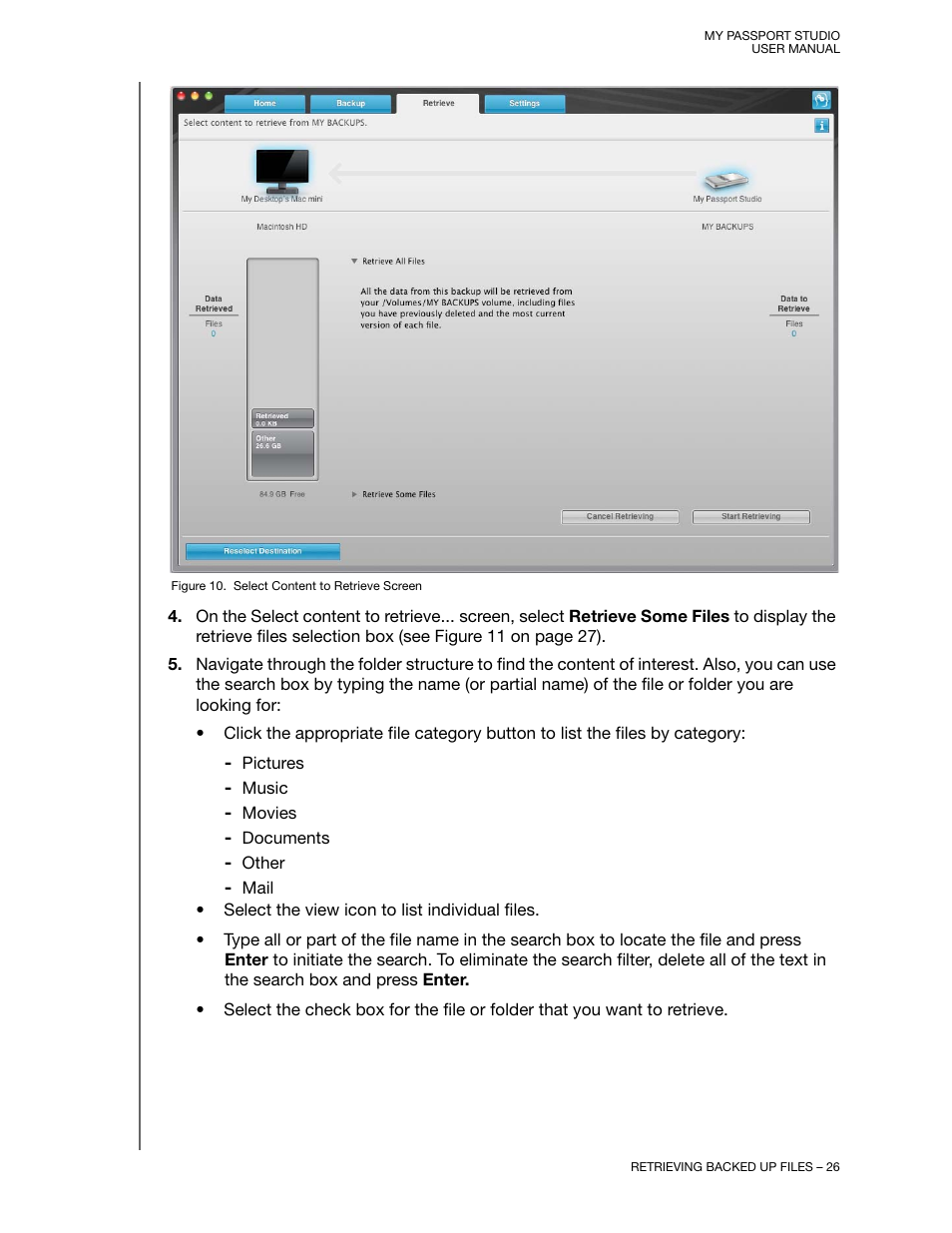 D to step 4 on | Western Digital My Passport Studio User Manual User Manual | Page 31 / 76