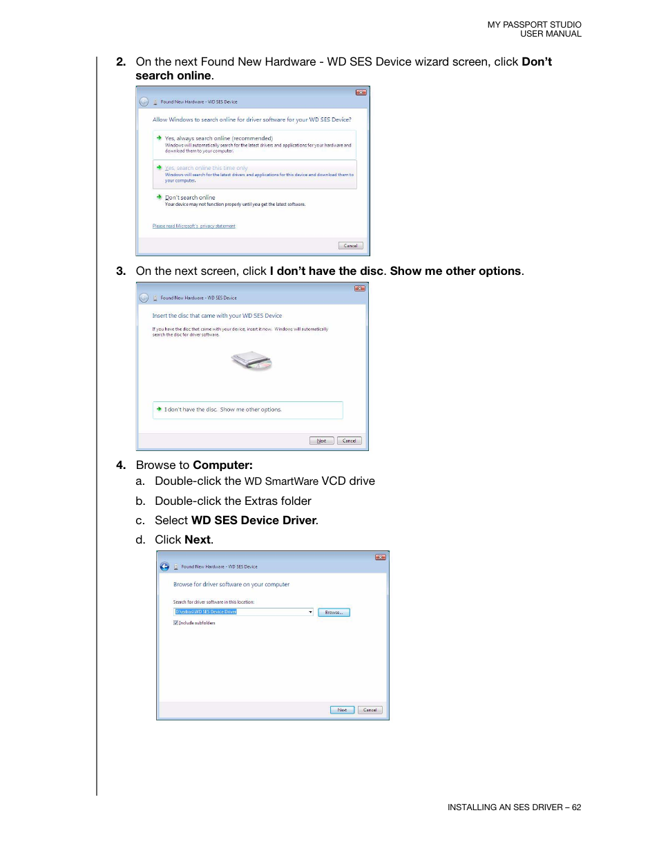 Western Digital My Passport Studio User Manual User Manual | Page 67 / 76