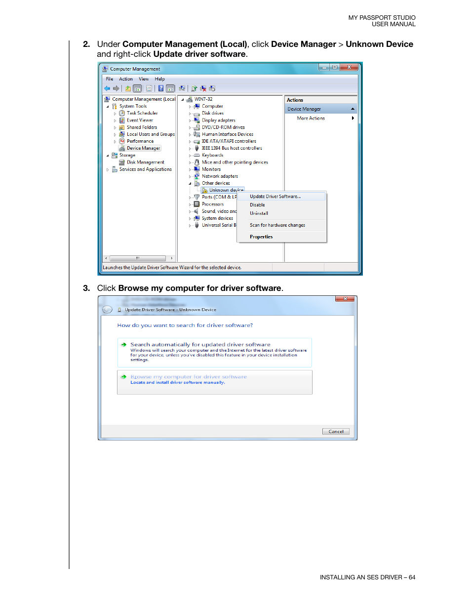 Western Digital My Passport Studio User Manual User Manual | Page 69 / 76