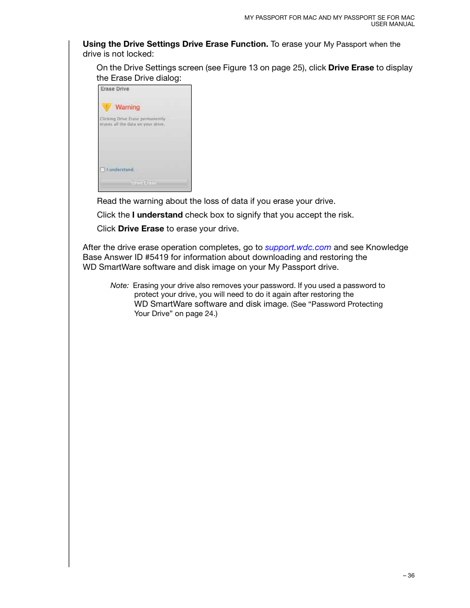 Western Digital My Passport SE for Mac User Manual User Manual | Page 41 / 76