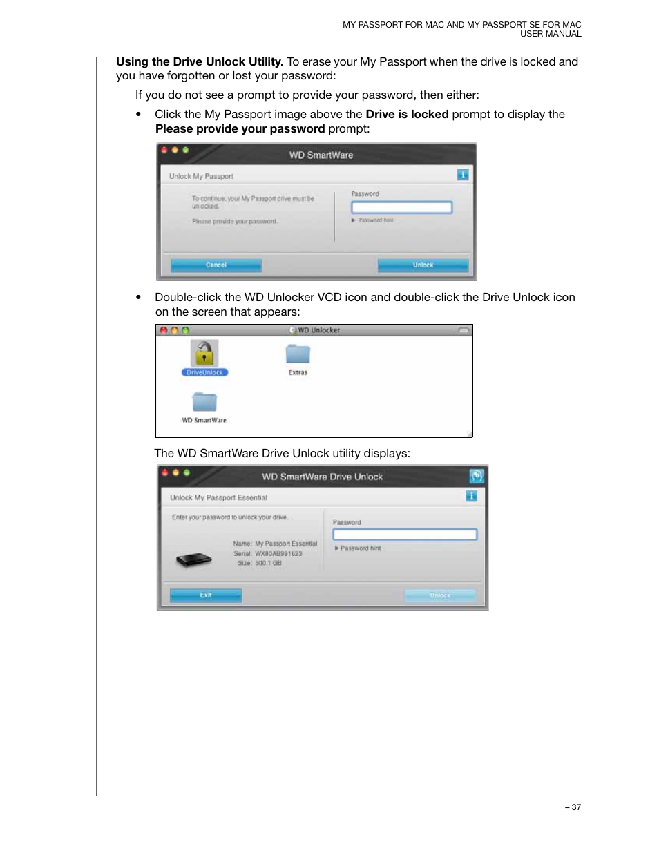 Western Digital My Passport SE for Mac User Manual User Manual | Page 42 / 76