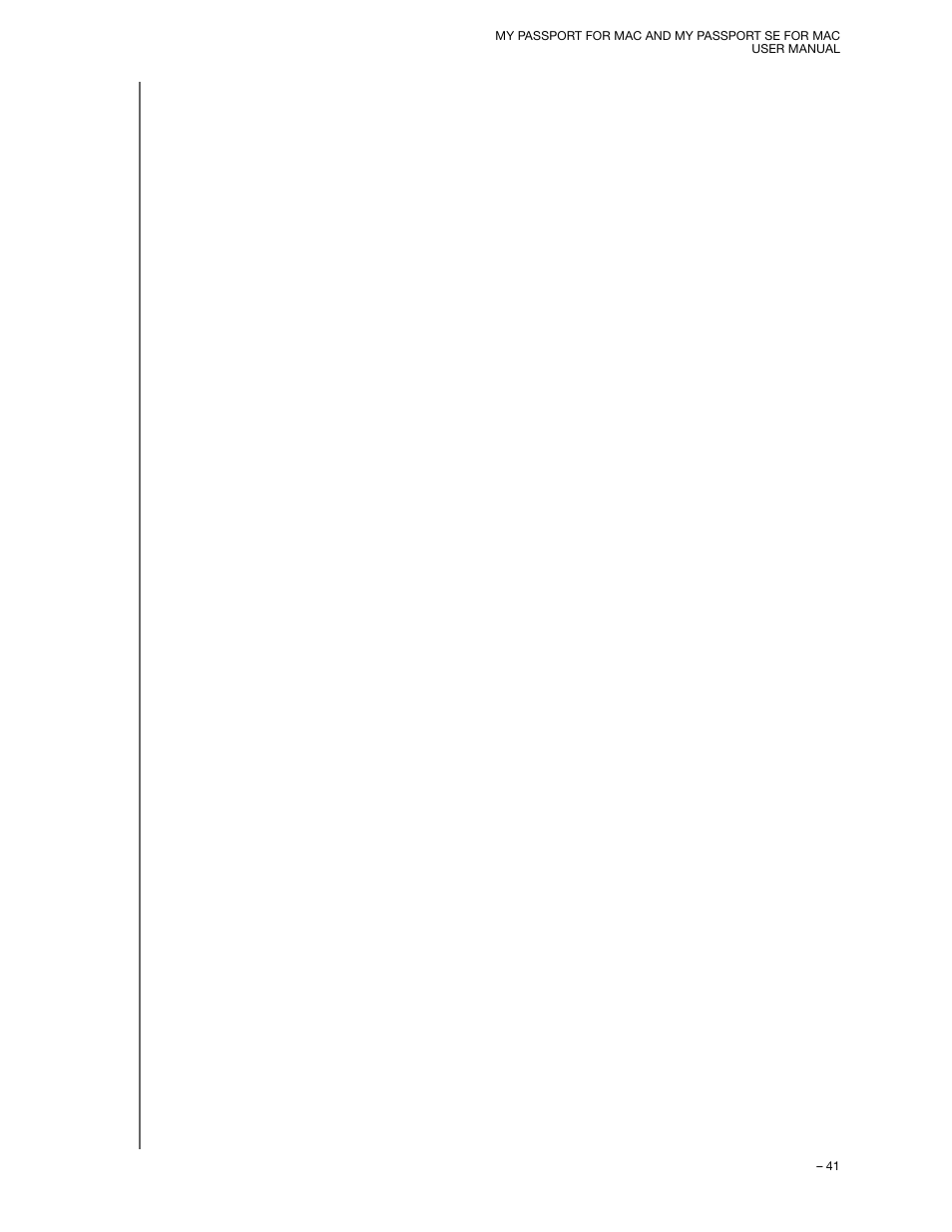 Western Digital My Passport SE for Mac User Manual User Manual | Page 46 / 76