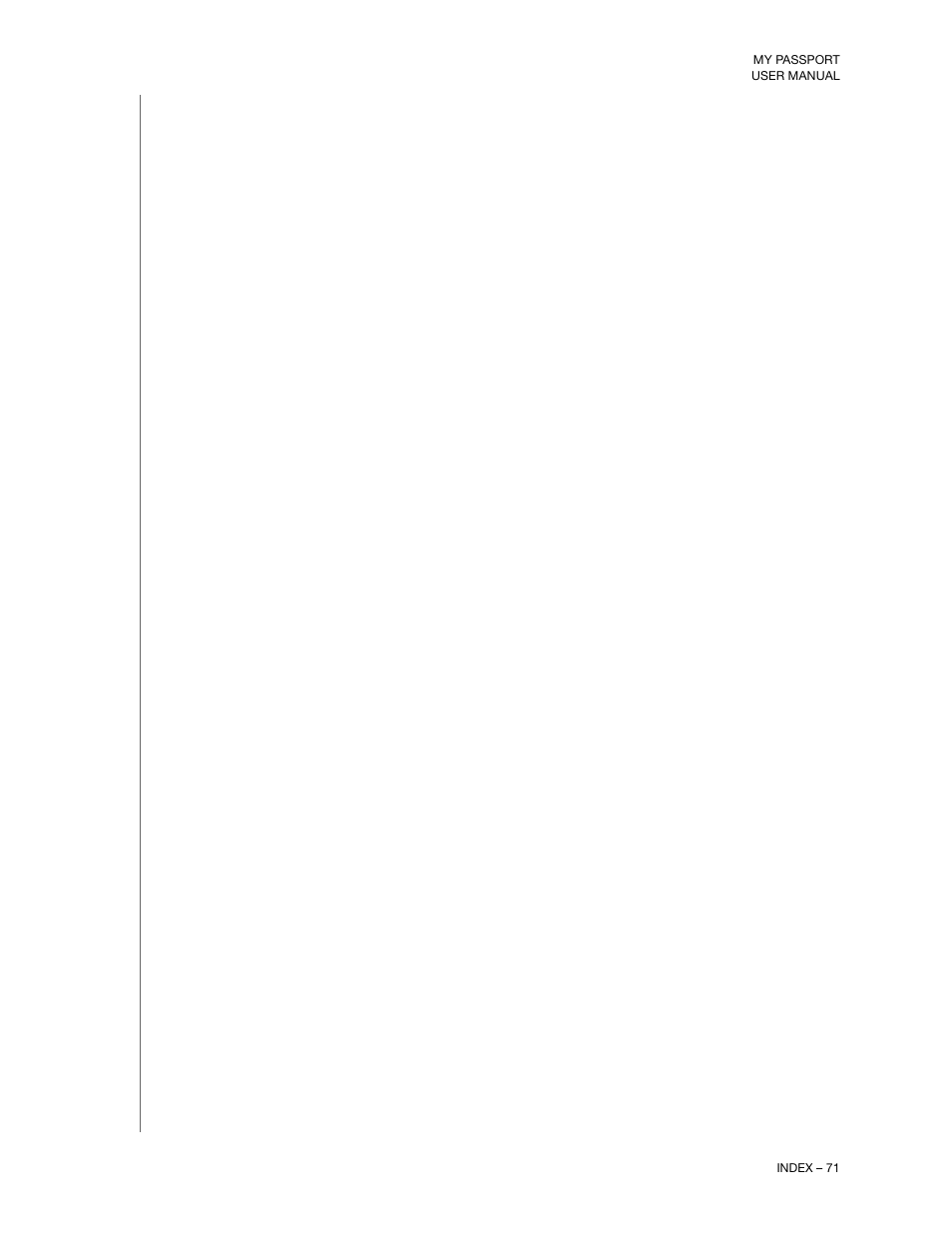 Western Digital My Passport User Manual User Manual | Page 76 / 77