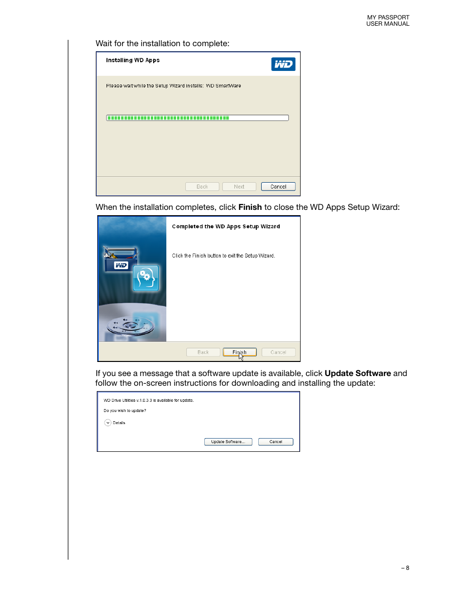 Western Digital My Passport (Unencrypted drives) User Manual User Manual | Page 12 / 66