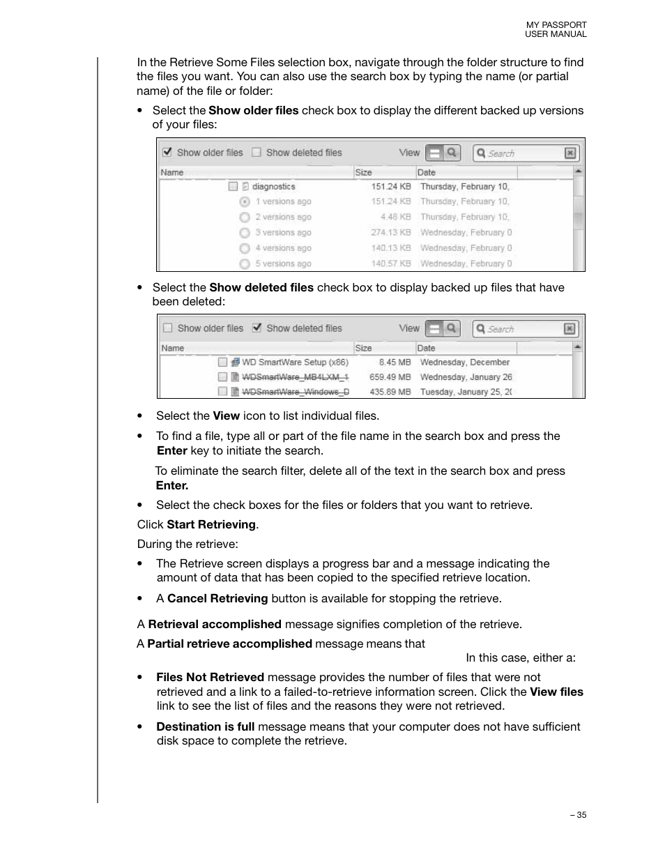 Step 5 | Western Digital My Passport (Unencrypted drives) User Manual User Manual | Page 39 / 66