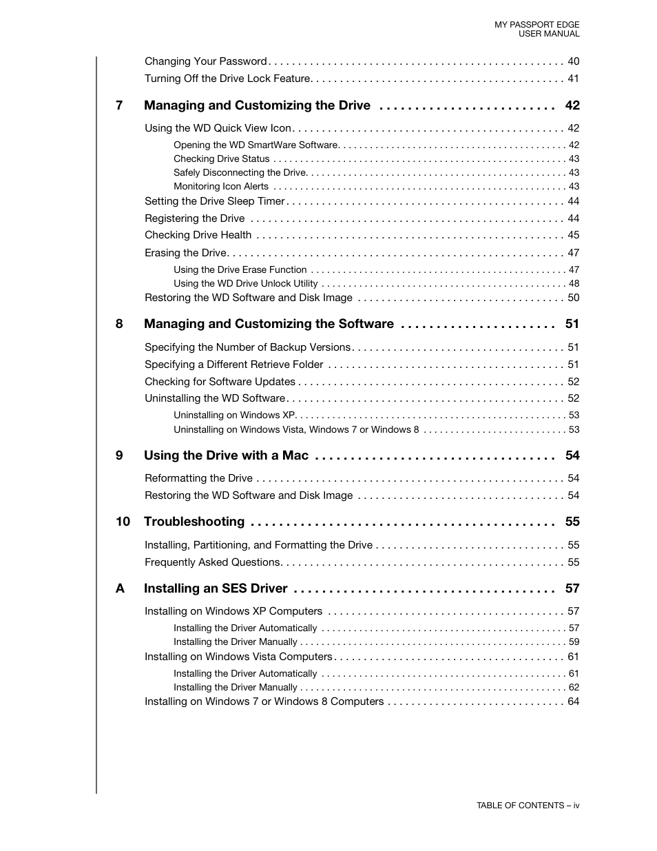 Western Digital My Passport Edge User Manual User Manual | Page 4 / 77