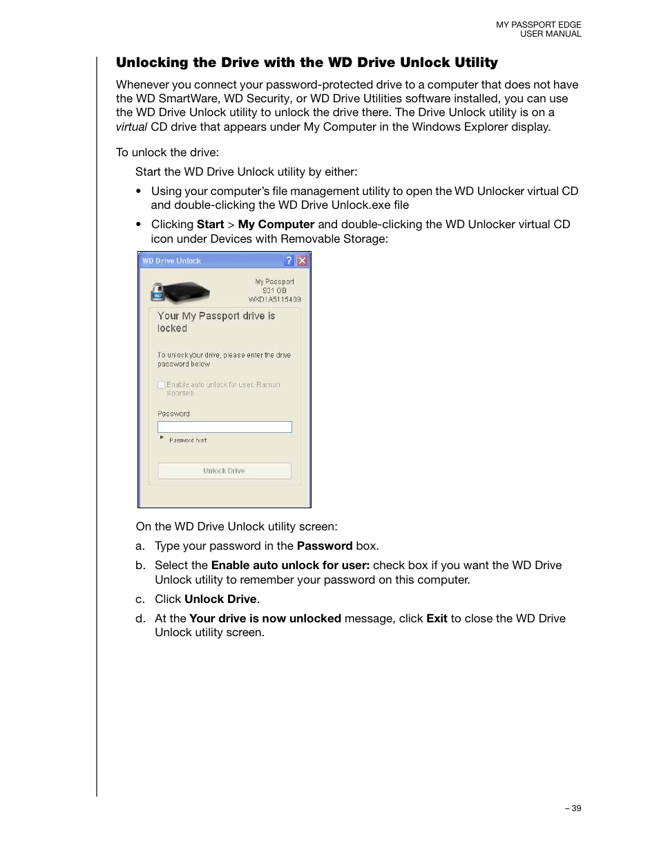 Western Digital My Passport Edge User Manual User Manual | Page 44 / 77
