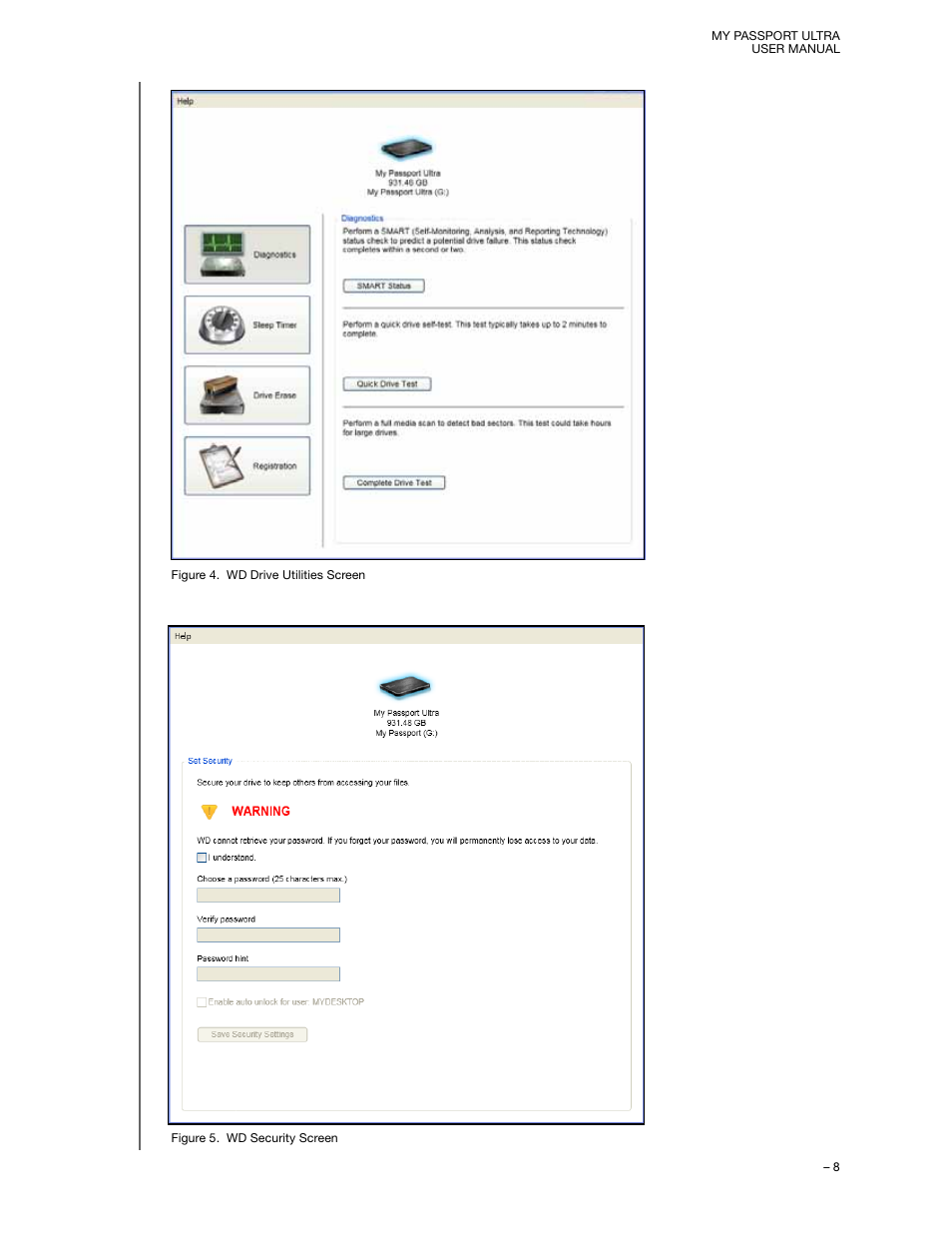 Western Digital My Passport Ultra User Manual User Manual | Page 13 / 87