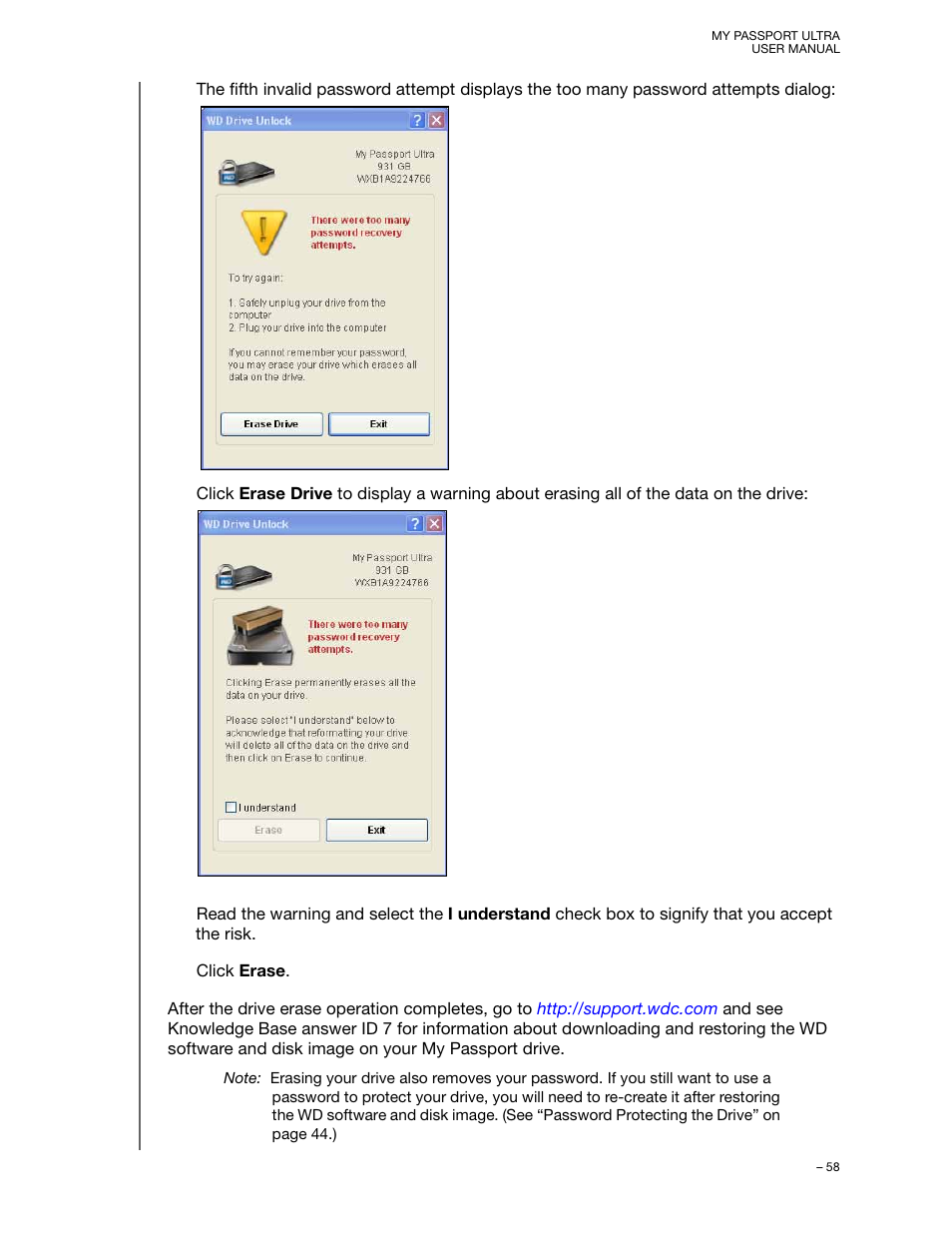Western Digital My Passport Ultra User Manual User Manual | Page 63 / 87