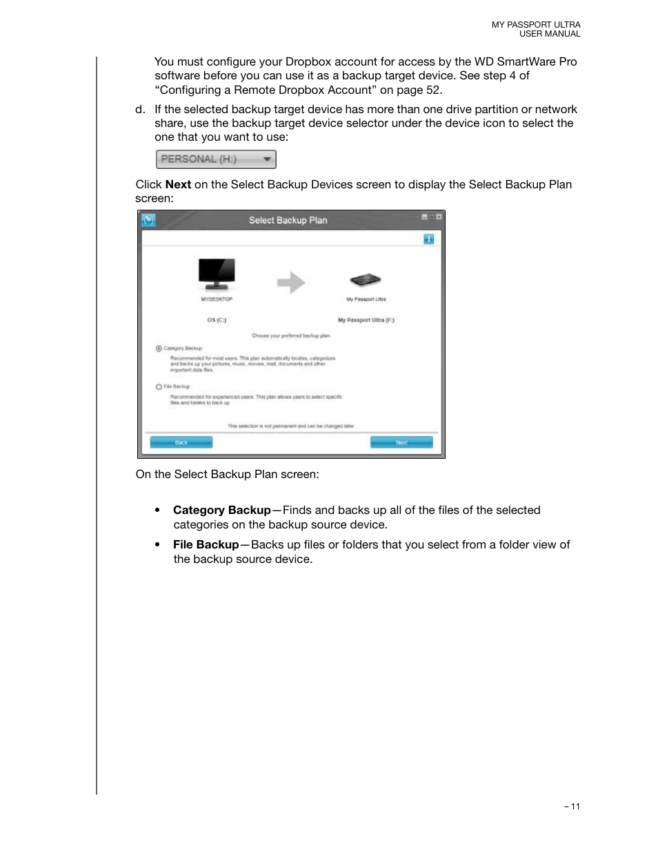 Western Digital My Passport Ultra (Unencrypted drives) User Manual User Manual | Page 15 / 76