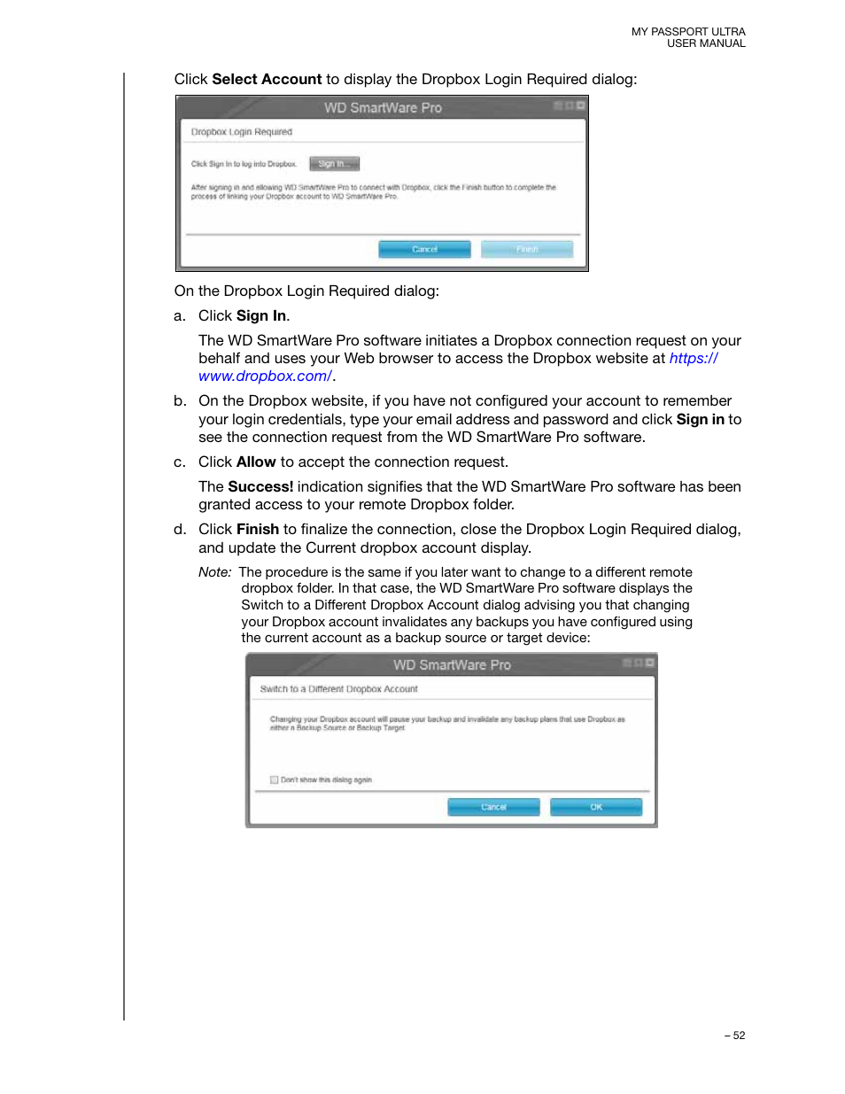 Western Digital My Passport Ultra (Unencrypted drives) User Manual User Manual | Page 56 / 76