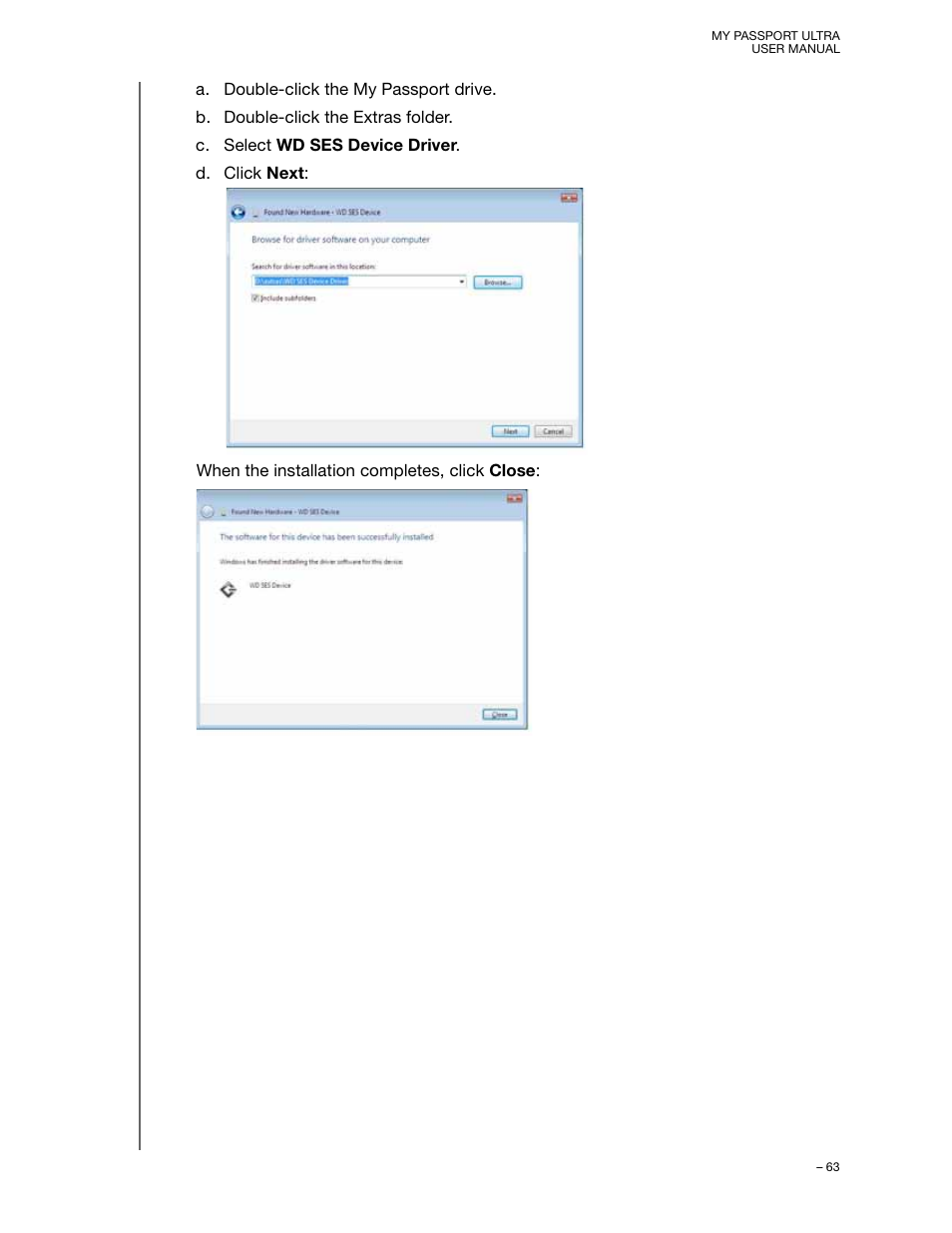 Western Digital My Passport Ultra (Unencrypted drives) User Manual User Manual | Page 67 / 76