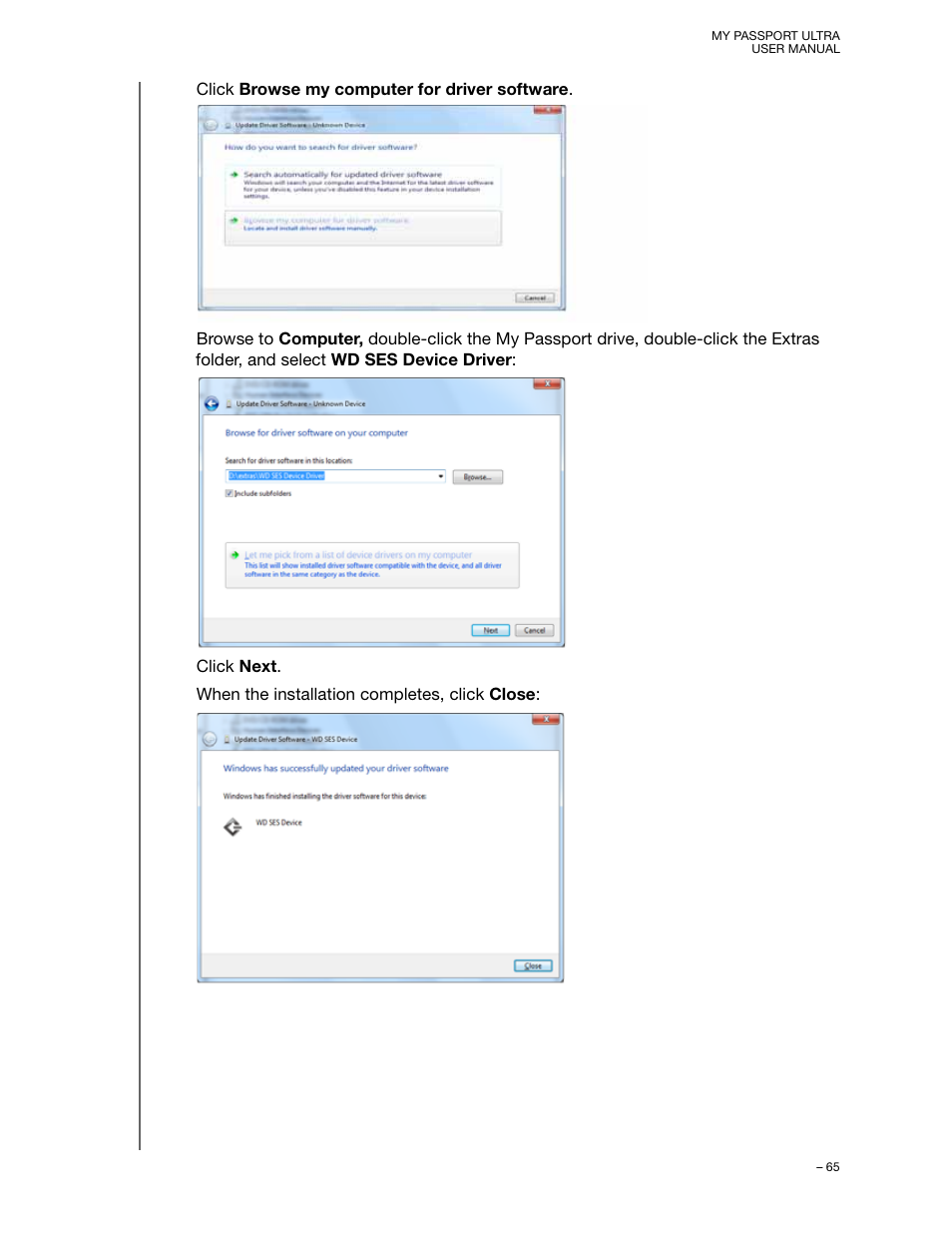 Western Digital My Passport Ultra (Unencrypted drives) User Manual User Manual | Page 69 / 76