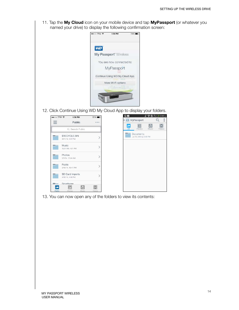 Western Digital My Passport Wireless User Manual User Manual | Page 19 / 73