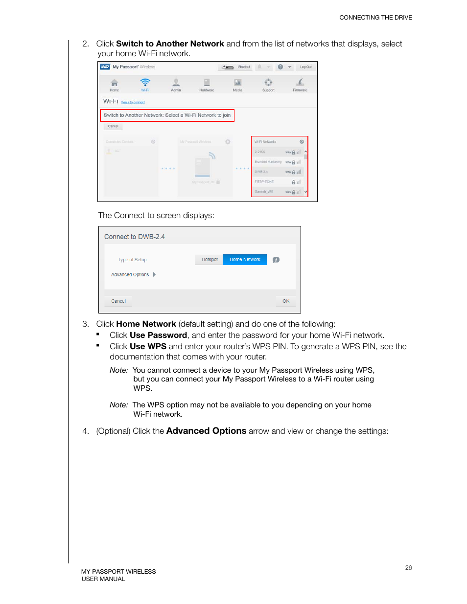 Western Digital My Passport Wireless User Manual User Manual | Page 31 / 73
