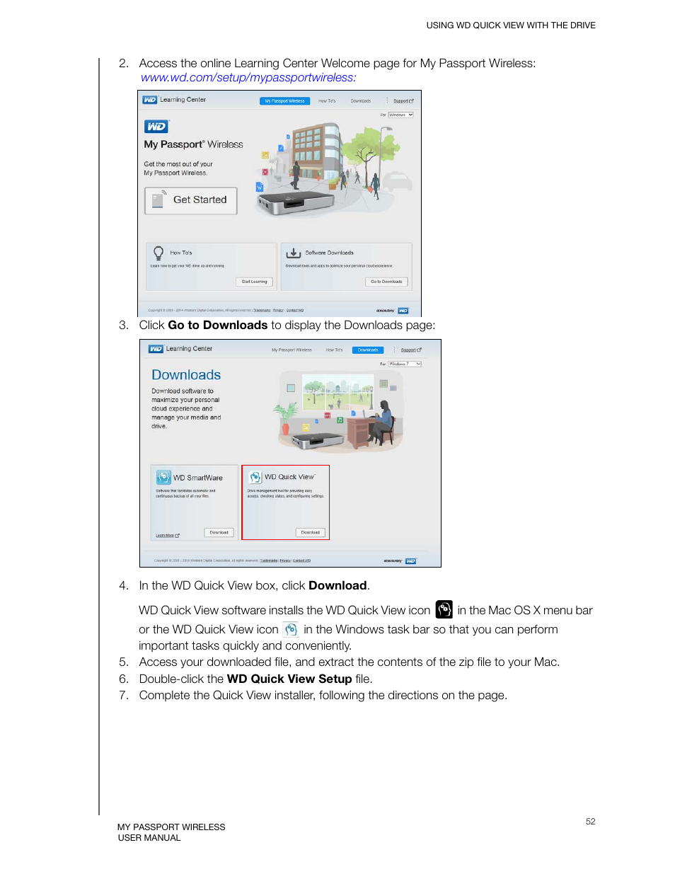 Western Digital My Passport Wireless User Manual User Manual | Page 57 / 73