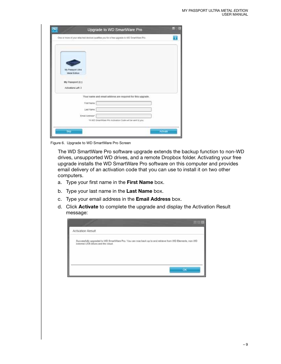 Step 9) | Western Digital My Passport Ultra Metal User Manual User Manual | Page 14 / 86