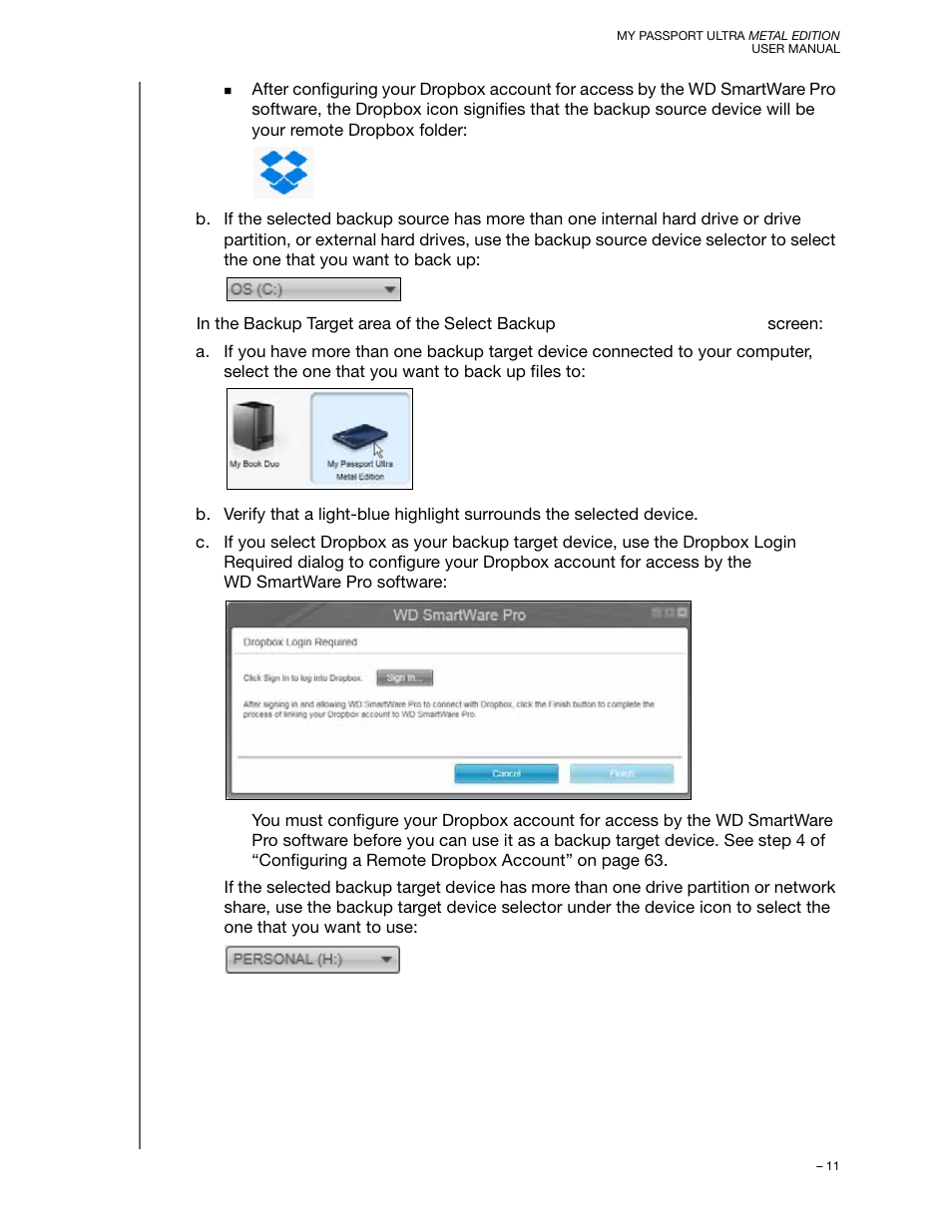 Western Digital My Passport Ultra Metal User Manual User Manual | Page 16 / 86