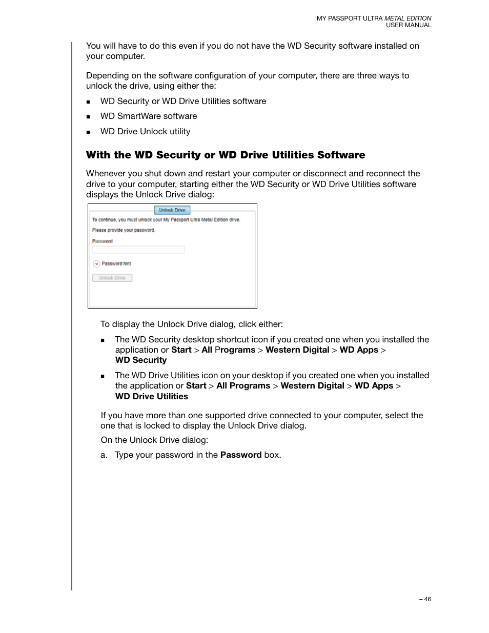 Western Digital My Passport Ultra Metal User Manual User Manual | Page 51 / 86