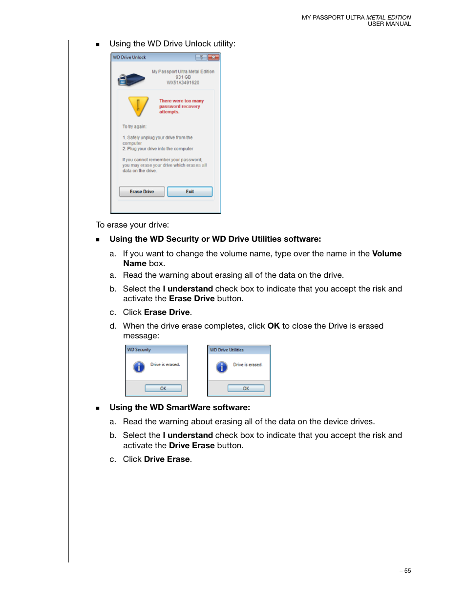 Western Digital My Passport Ultra Metal User Manual User Manual | Page 60 / 86