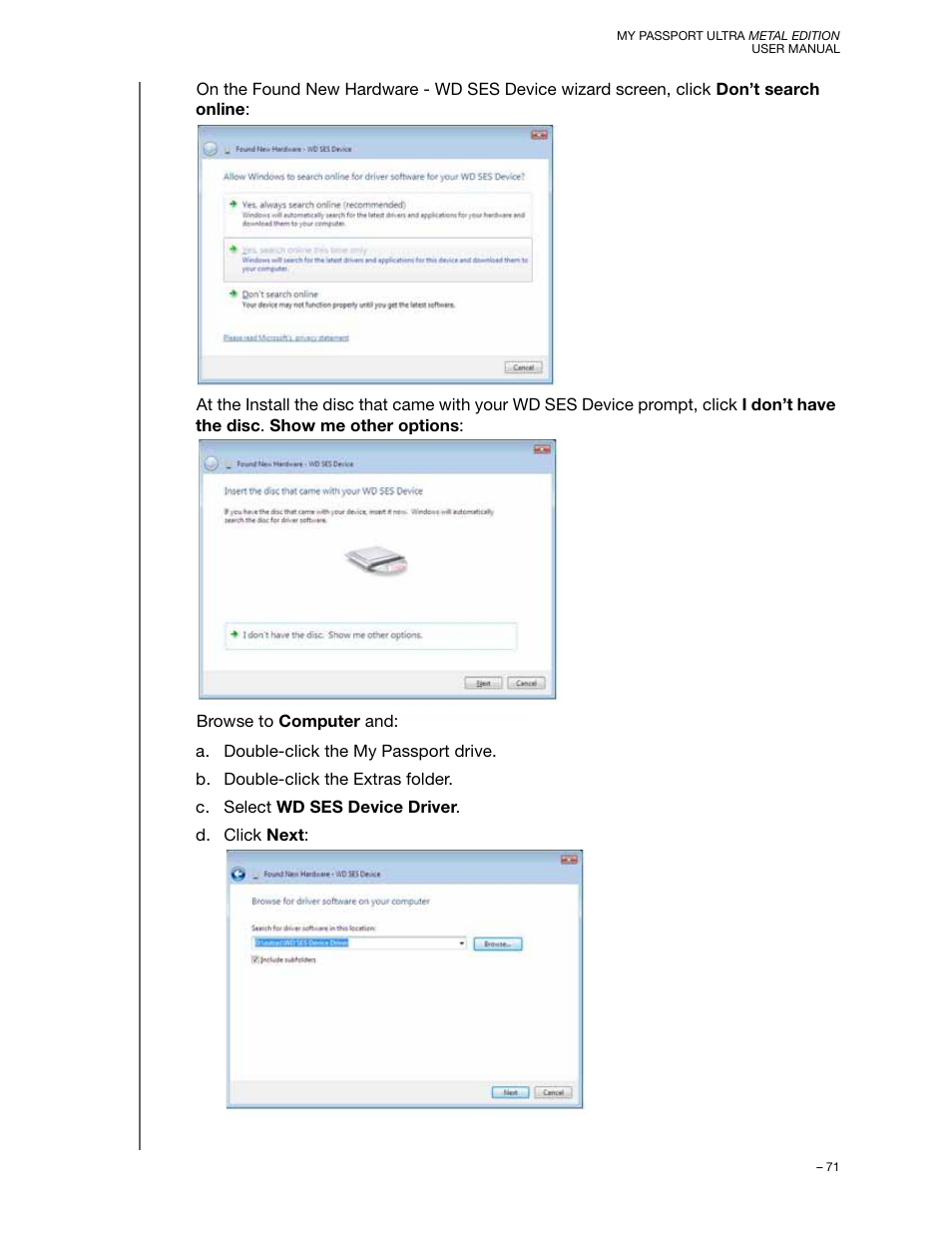Western Digital My Passport Ultra Metal User Manual User Manual | Page 76 / 86