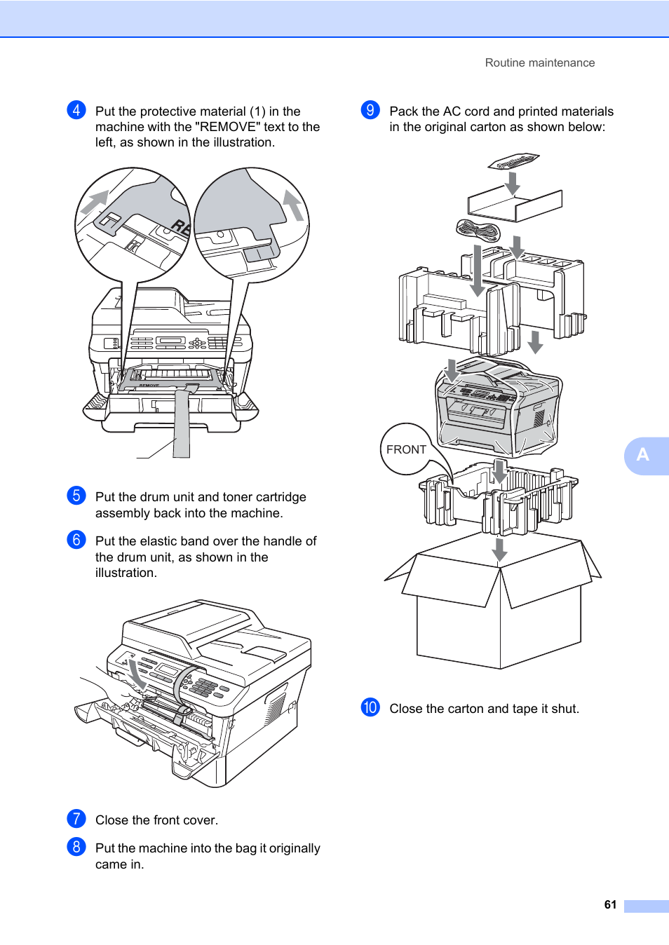 Brother ADVANCED MFC-7360 User Manual | Page 67 / 75