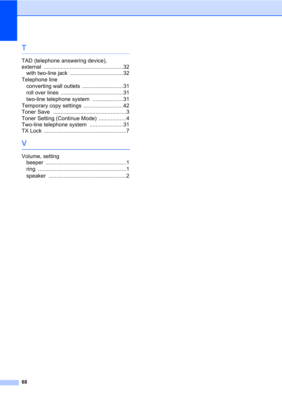 Brother ADVANCED MFC-7360 User Manual | Page 74 / 75