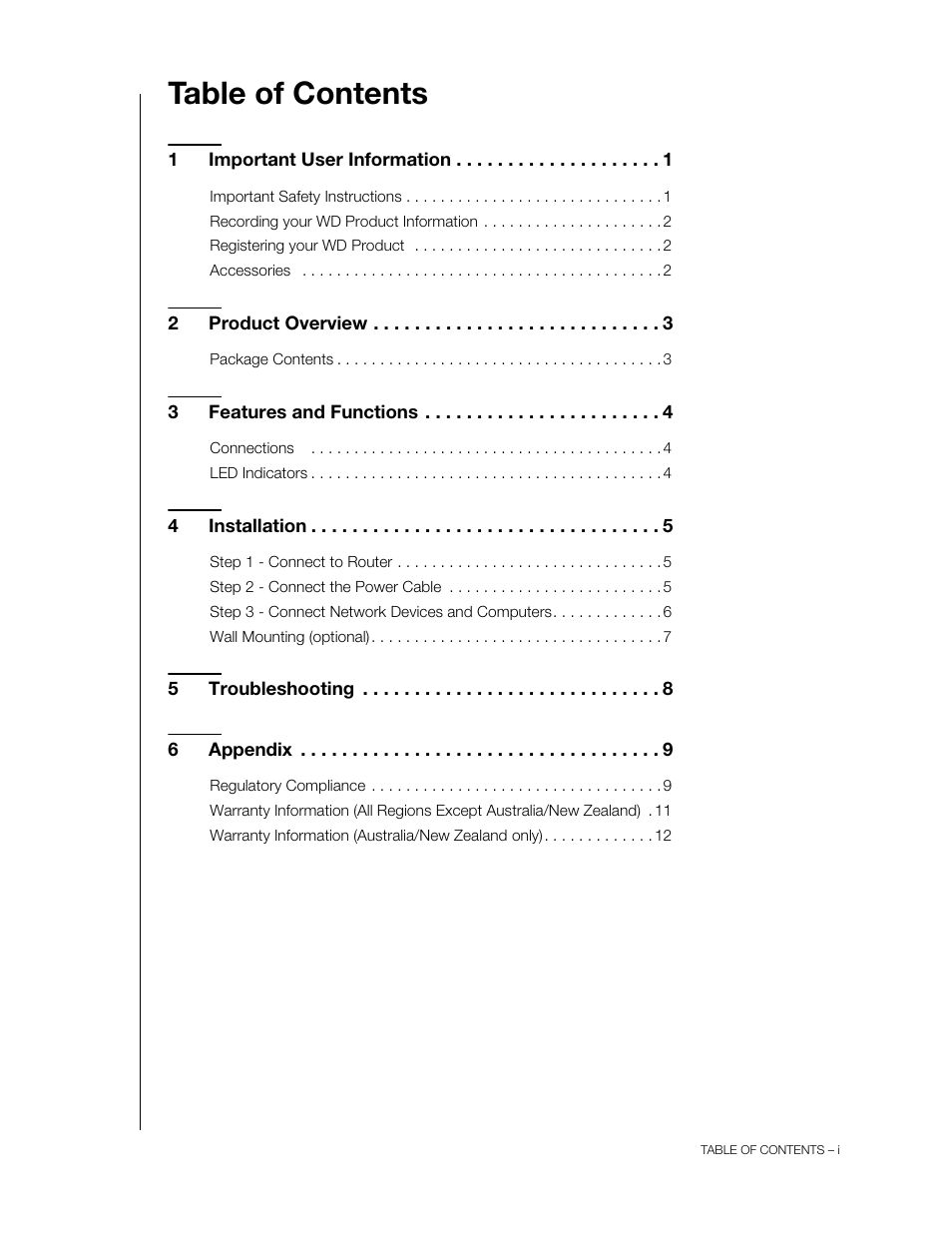 Western Digital My Net Switch User Manual User Manual | Page 3 / 17